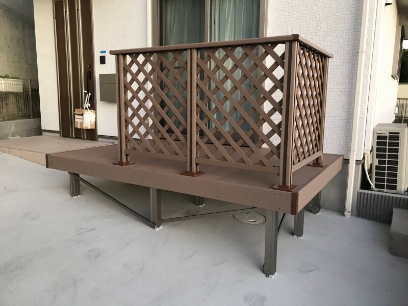 多摩市 ウッドデッキ LIXIL リクシル レストステージ